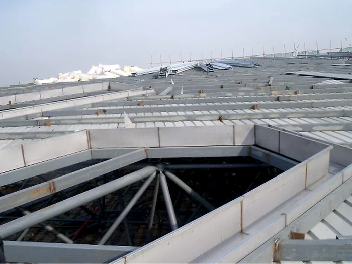 沧州安吉县体育馆网架