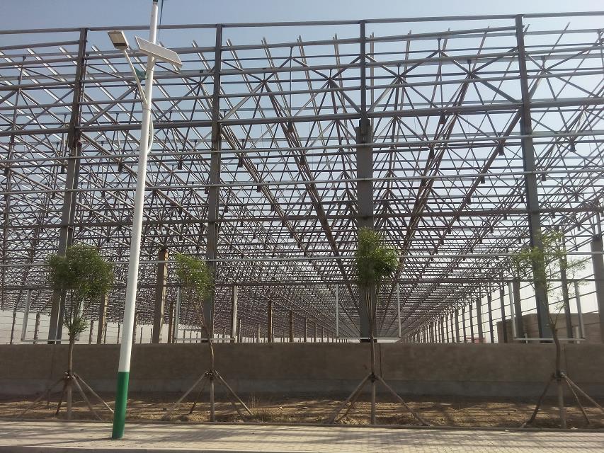 沧州汽车工业厂房网架